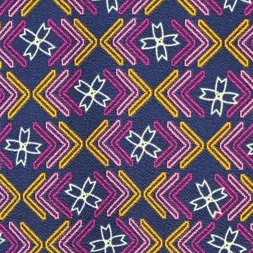 LuLaRoe Cassie XS Navy Geometric Arrow Chevron Pencil Skirt Pink Gold Stretch